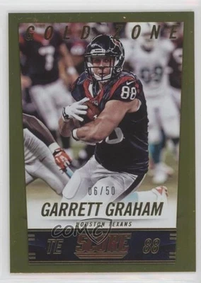2014 Score Gold Zone /50 Garrett Graham #92 - Image 1 of 2