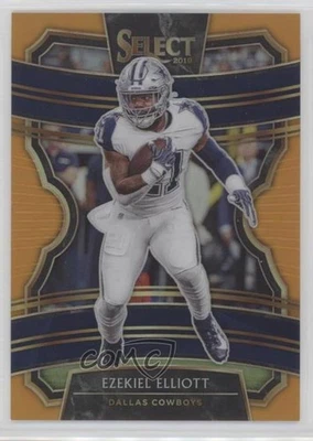 2019 Panini Select Concourse Orange Prizm /49 Ezekiel Elliott #74 - Image 1 of 2