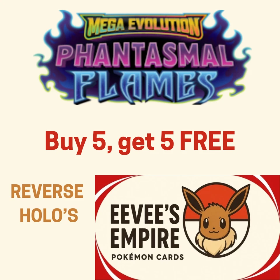 Pokémon - Reverse Holos - Phantasmal Flames PFL /094  - Single/Individual Cards - Image 1 of 1