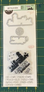 Sizzix Christmas Little Town Of Bethlehem Thinlits Dies & Matching Stamps 662461 - Picture 1 of 6
