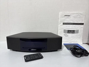 Bose Wave Sound Touch Music System IV Audio Shelf System Black 417788-WMS TESTED - Picture 1 of 9