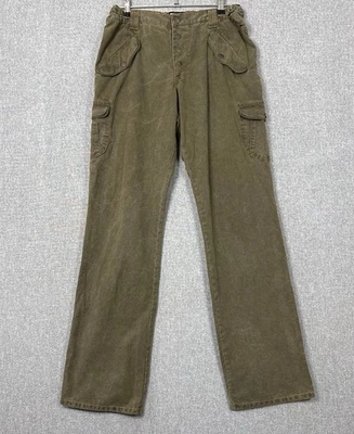 Vintage Dolce Gabbana Trousers Mens W40 L35 Khaki Cargos Utility Paratrooper - Image 1 of 4