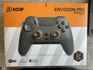 SCUF ENVISION PRO Wireless Gaming Controller for PC Steel Gray BRAND NEW - Picture 1 of 5