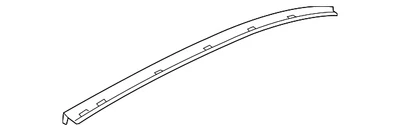 Genuine GM Pitch Black Driver Side Rear Door Molding 92257825 Foto 1 de 2