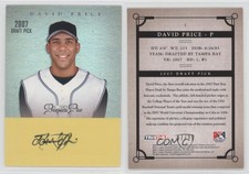 2007 TRISTAR Prospects Plus Yellow /25 David Price #1 Auto