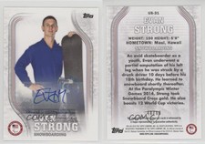 2018 US Olympic & Paralympic Team and Hopefuls /60 Evan Strong Rookie Auto RC