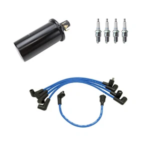 NGK Ignition Coil Wires 4 Nickel Spark Plugs Kit For America MGB L4 - Picture 1 of 1