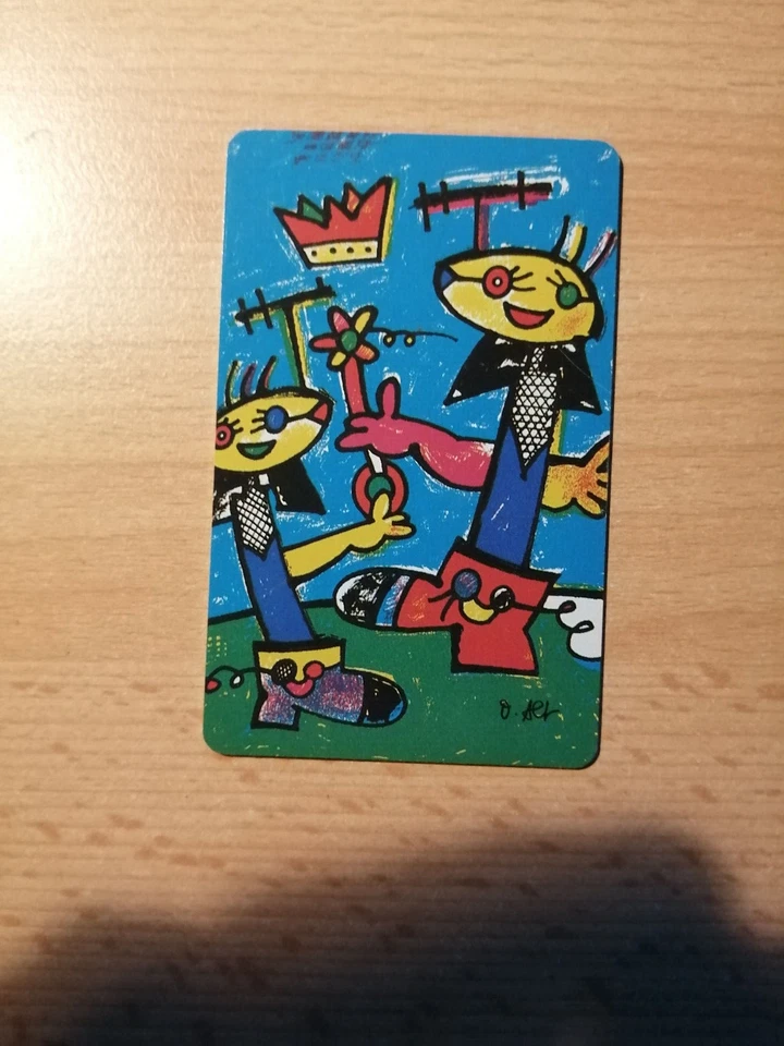 Telefonkarte Die Strenzeichen aus der Sicht von Otmar Alt Zwillinge - Bild 1 von 1