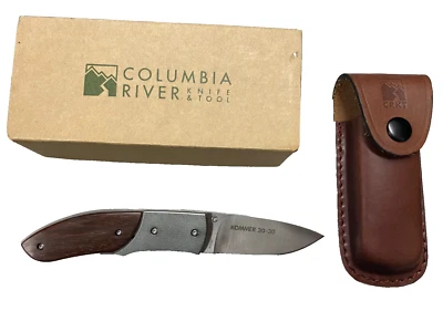 ¡Navaja de bolsillo plegable CRKT Kommer 30-30 Cocobolo 2865W 4,0" Linerlock! Foto 1 de 4