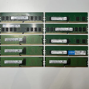 4GB DDR4 Desktop Memory RAM | Mixed Brands And Speeds | Lot of 10 - Picture 1 of 1