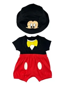 Disney Mickey Maus Mouse Baby Strampler Set Erstlingsset Mütze - Bild 1 von 2