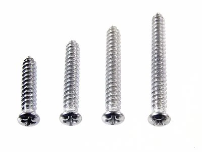 Tornillos interiores Mazda - #10 x 1" a 1-3/4" de largo - #6 cabeza ovalada - 100 piezas (25ea) #347 Foto 1 de 4