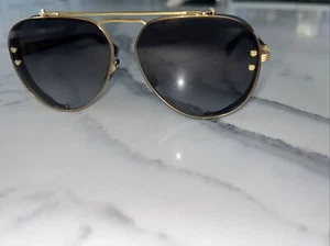 balmain capitaine gold / black sunglasses - Picture 1 of 7