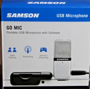 Samson GOMIC Go Mic Tragbares USB Kondensatormikrofon + Befestigungsclip - Bild 1 von 2