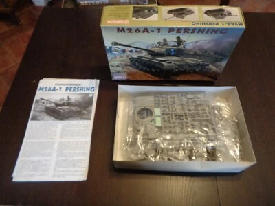 DRAGON M26A-1 PERSHING COMPLETO SCATOLA INTERNO SPRUE SIGILLATI 1:35 - Immagine 1 di 4