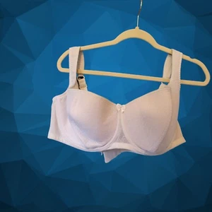 Sujetador clásico Rosme Lingerie talla 48DD acolchado 860218 blanco red encaje con aros T07 - Imagen 1 de 5