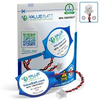 Batería CMOS Dell Latitude E5470 E5480 E5490 E5530 E5540 E5550 P/N GC02001R000 Foto 1 de 4