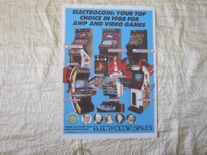 Electrocoin 1988 tu mejor elección video folleto - Imagen 1 de 1