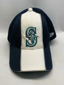 Seattle Mariners Logo New Era Baseball Hat Cap MeshSize Small Medium MLB Used - Picture 1 of 11