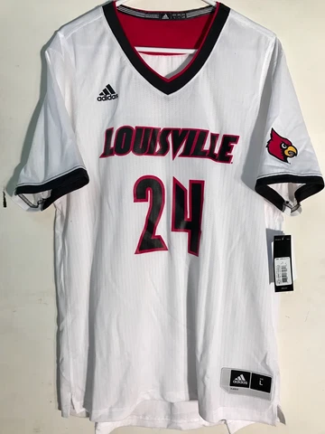 Adidas NCAA Jersey Louisville Cardinals #24 White sz L Cover