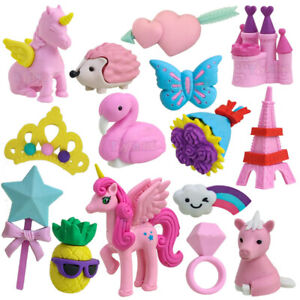 Toyshine Pricess Castle Colorful Erasers for Children Pack of 15 , Free Shipping