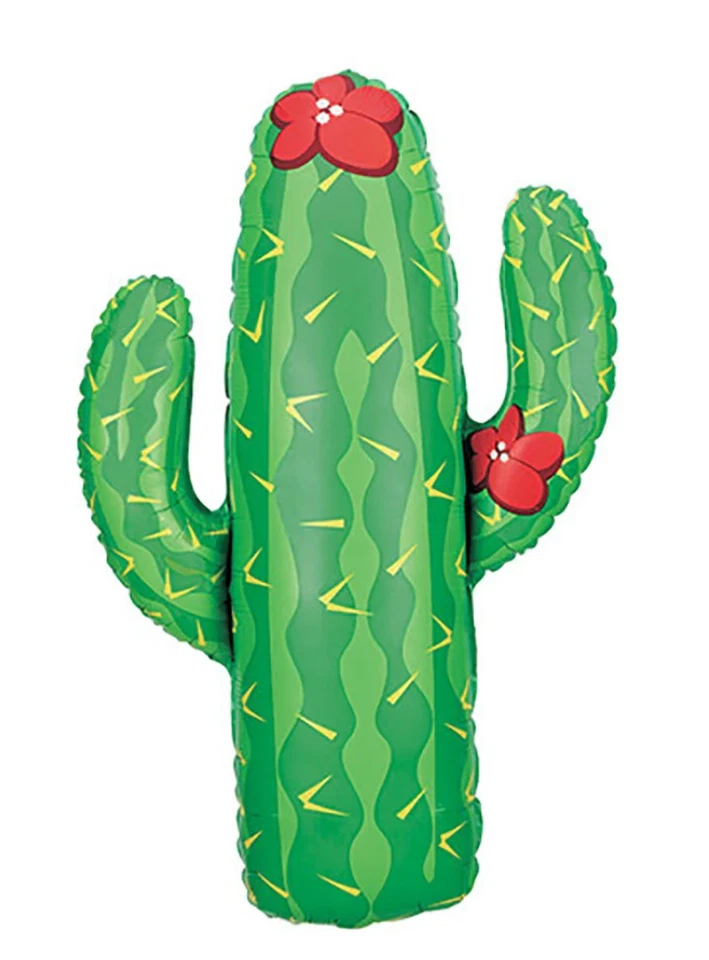 Globo grande de aluminio de cactus 41" - Fiesta nupcial de cumpleaños despedida de soltera Foto 1 de 1