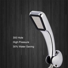 300 hole Bath High-Pressure Handheld Shower Head Bath Booster Spray Water Saving