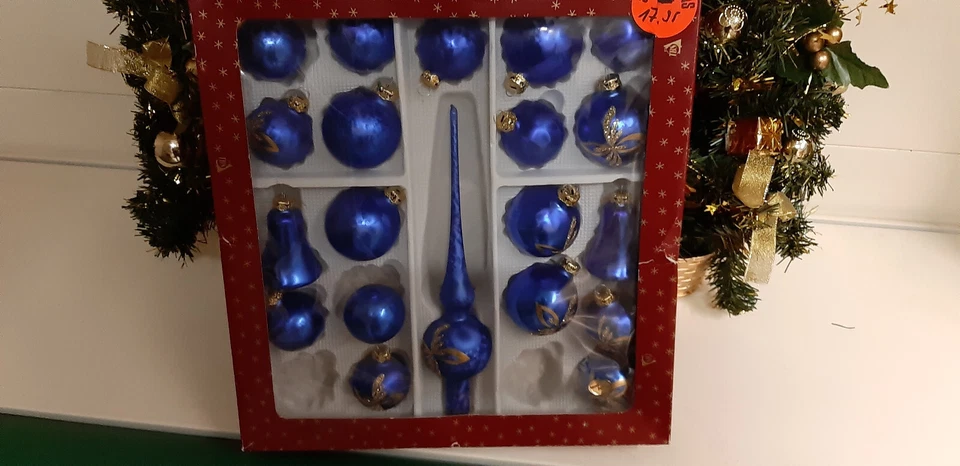 Weihnachtsbaumkugeln Thüringer Christbaumschmuck  1 SET - Bild 1 von 1