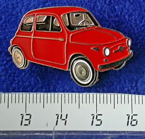 Fiat Pin Fiat 500 Red Painted Old - Dimensions 35x25mm - Picture 1 of 1