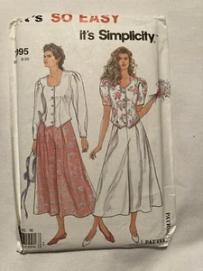 Simplicity Sewing Pattern Vintage 7095 BLOUSE & CULOTTES 8-20 uncut - Picture 1 of 1