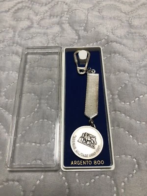 PORTACHIAVI DISTINTIVO REGIONE MILITARE NORD-EST IN ARGENTO 800 Direz Di Amminis - Immagine 1 di 4