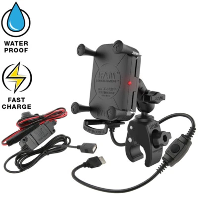 RAM® Tough-Charge™ 15W Waterproof Wireless Charging Mount with Tough-Claw - Image 1 of 4