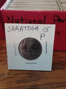 National Park Quarter Saratoga 2015 Philadelphia Mint Uncirculated - Bild 1 von 1