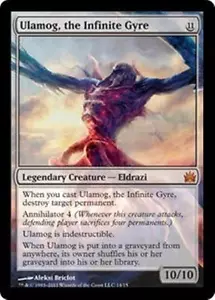 Foil ULAMOG, THE INFINITE GYRE From the Vault: Legends MTG Creature Rare - Picture 1 of 1