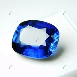 Zafiro azul de Ceilán natural certificado 9,00 quilates piedras preciosas sueltas corte cojín - Imagen 1 de 7
