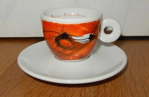 ILLY COLLECTION   AMICI TASSE   / ILLY TASSE PETER ROESCH  1997   ORANGE RARITÄT - Bild 1 von 8