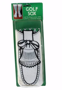 1988 Vintage Golf Sox One Size Fits All Salamander Crew Socks NEW Golfer Gift - Picture 1 of 5