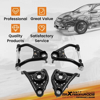 Juego de brazos de control tubulares superiores e inferiores para Pontiac Firebird 67-69 Ventura 71-74 Foto 1 de 4