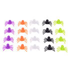 200PCS/Set Halloween Plastic Mixed-color Miniature Spiders Decorate Small T L AM