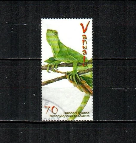 VANUATU Scott's 934 ( 1v ) Banded Iguana F/VF Used ( 2007 ) Cover