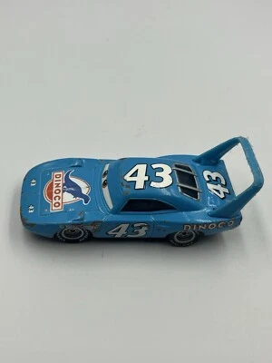 迪士尼皮克斯汽车 # 43 Dinoco The King 1:55 金属压铸玩具普利茅斯超级鸟 — 第 1/4 张图片