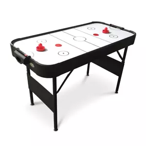 Gamesson Air Hockey Table Shark 4ft Black - Foldable Mains Powered + Accessories - Picture 1 of 1