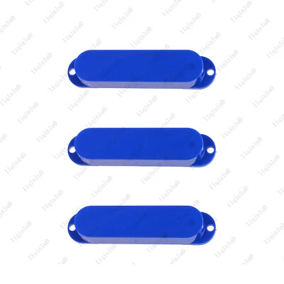 1/2/3Pcs Plastic No Hole SSS Single Coil Pickup Covers For Fender SQ ST 12 Color - Image 1 of 3