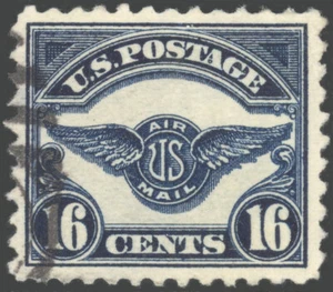 Scott C5 - The 1923 16¢ Air Service Emblem Airmail Stamp - Used, Great Centering - Picture 1 of 1