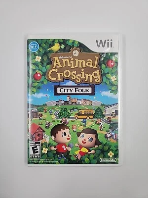 Animal Crossing City Folk Nintendo Wii Complete CIB - Image 1 of 4