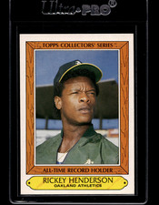1985 Topps Woolworth All-Time Record Holders  #17 Rickey Henderson