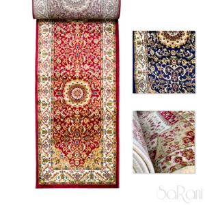 Tappeto Guida Passatoia Corsia Classico Orientale Pelo Corto Vari Colori SARANI - Imagen 1 de 6