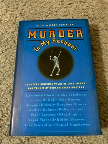 2005 Murder is My Racquet Tennis Book Hardcover w/Dust Jacket First Edition Cover