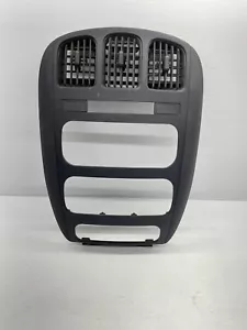 01-07 Dodge Caravan Stereo Bezel AC Heat Temperature Control Trim 05005086AD - Picture 1 of 7