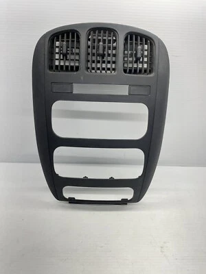 01-07 Dodge Caravan Stereo Bezel AC Heat Temperature Control Trim 05005086AD - Image 1 of 4